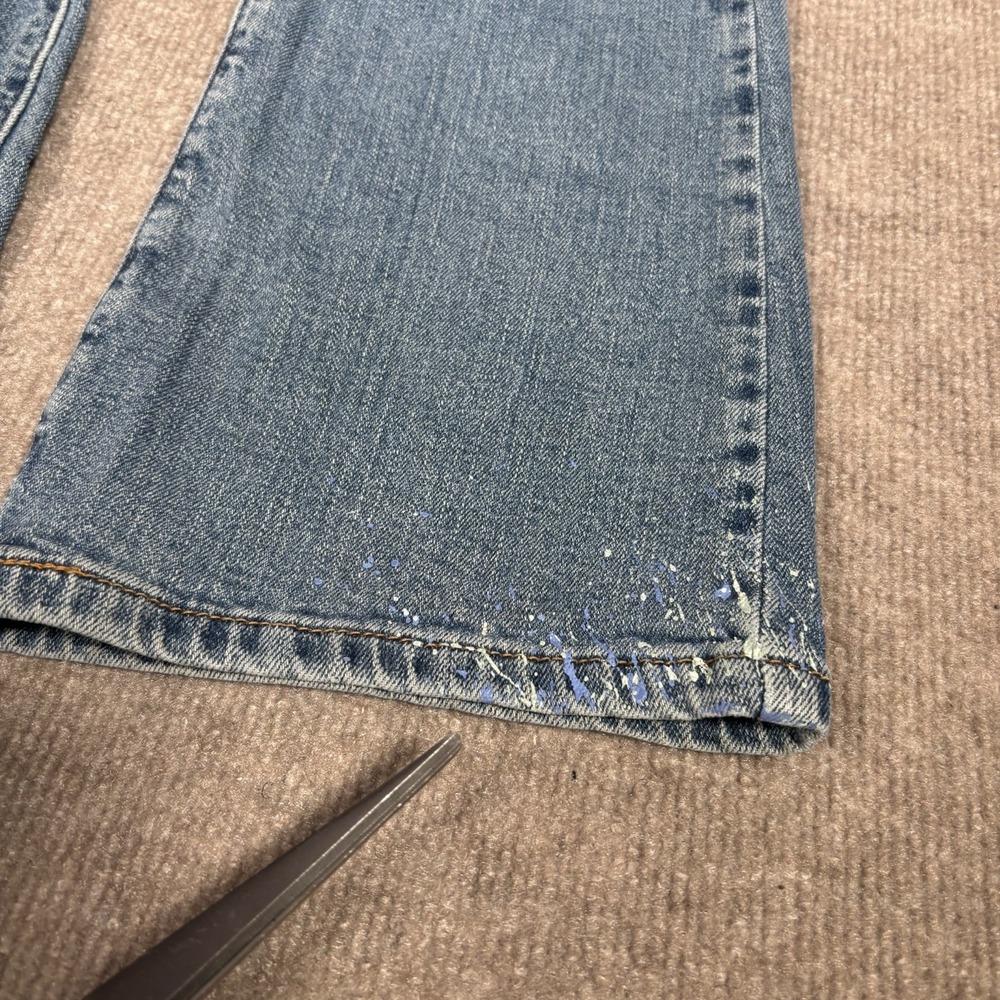 Vintage Levis 515 Jeans Womens 4S Bootcut Light Wash Blue Denim Western Y2K - Picture 9 of 16